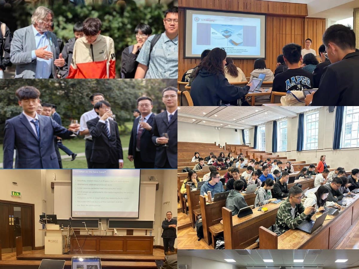 ケンブリッジでAIを学び、議論する学生たち